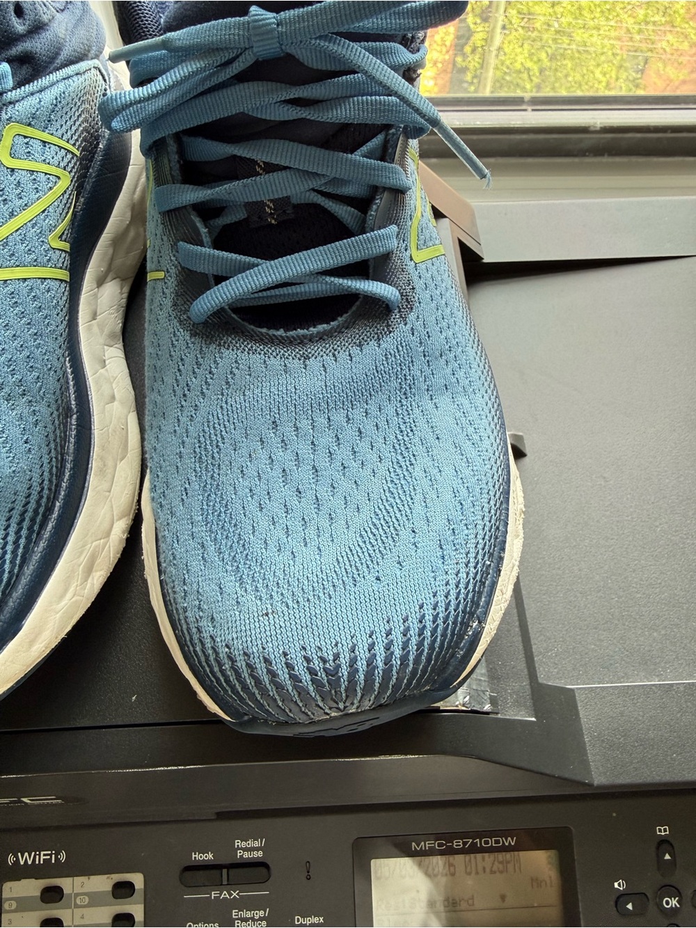 New Balance Mens 10 W Blue Fresh Foam X 840v1 Running Shoes Lace Up P1-95 - Picture 4 of 12